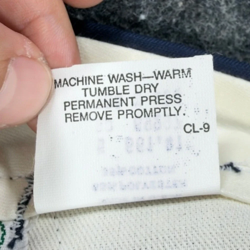 Key Imperial Vintage 70s Pants Mens 34x36 Navy Blue Deadstock 661.41N NEW